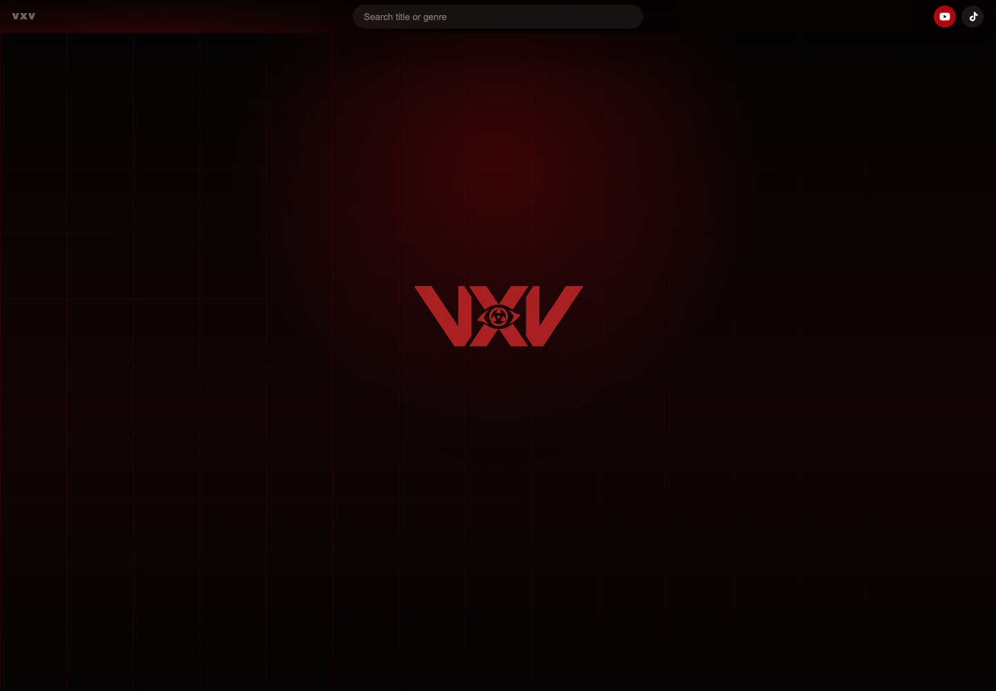 Preview of the VXV Records public website